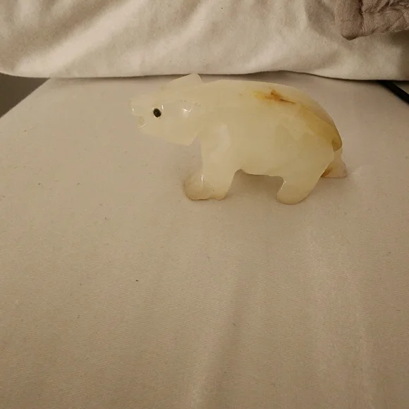 Carved Stone Bear 🐻❄ - Picture 9 of 10